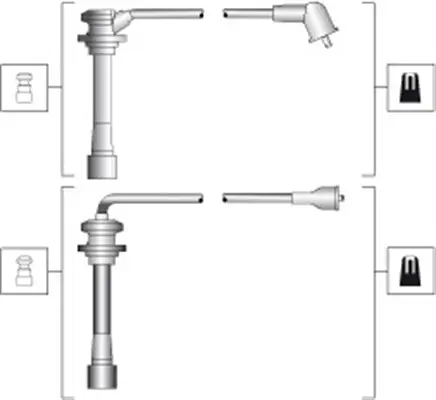 Expressversand MAGNETI MARELLI 941318111278 - Zündleitungssatz