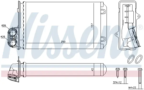 NISSENS 72935 - Wärmetauscher, Innenraumheizung - ** FIRST FIT ** Sonderangebot