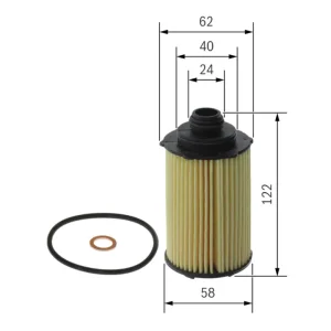 BOSCH F 026 407 348 - Ölfilter Sichere Zahlung