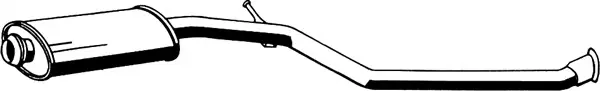 Markenprodukt ASMET 09.047 - Mittelschalldämpfer