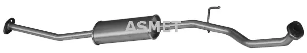 ASMET 14.045 - Mittelschalldämpfer Neue Ware