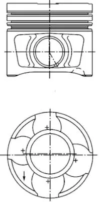 Geprüft KOLBENSCHMIDT 40356600 - Kolben