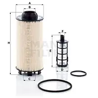 MANN-FILTER PU 8010-2 x - Kraftstofffilter Nur Für Kurze Zeit