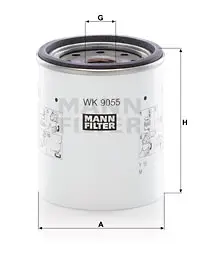 Beliebt MANN-FILTER WK 9055 z - Kraftstofffilter