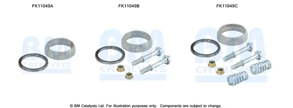 BM CATALYSTS FK11049 - Montagesatz, Ruß-/Partikelfilter Neue Ware