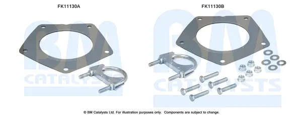 Schnäppchen BM CATALYSTS FK11130 - Montagesatz, Ruß-/Partikelfilter