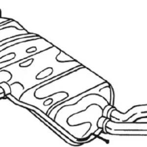 BOSAL 233-493 - Endschalldämpfer Knallerangebot