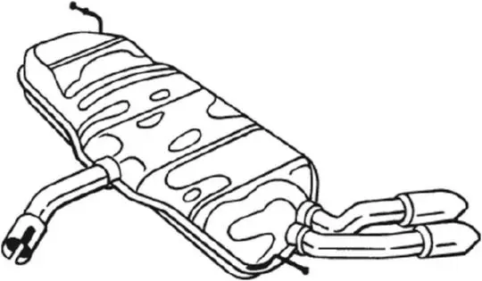 BOSAL 233-493 - Endschalldämpfer Knallerangebot