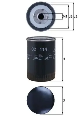 KNECHT OC 114 - Ölfilter Top-Preis