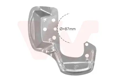 VAN WEZEL 3776372 - Spritzblech, Bremsscheibe Preisreduziert