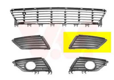 Direktkauf VAN WEZEL 3779591 - Lüftungsgitter, Stoßfänger - ** Equipart **