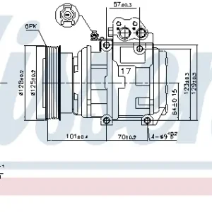 Markenware NISSENS 890067 - Kompressor, Klimaanlage - ** FIRST FIT **