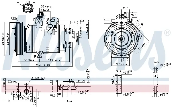 Kracherpreis NISSENS 890162 - Kompressor, Klimaanlage - ** FIRST FIT **