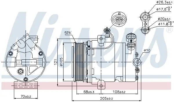 NISSENS 89024 - Kompressor, Klimaanlage - ** FIRST FIT ** Online Kaufen