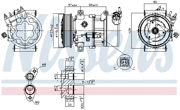 NISSENS 89053 - Kompressor, Klimaanlage - ** FIRST FIT ** Direktkauf