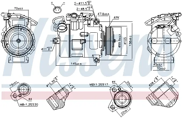 NISSENS 89116 - Kompressor, Klimaanlage - ** FIRST FIT ** Schnäppchen