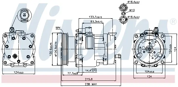 Meistverkauft NISSENS 89187 - Kompressor, Klimaanlage - ** FIRST FIT **