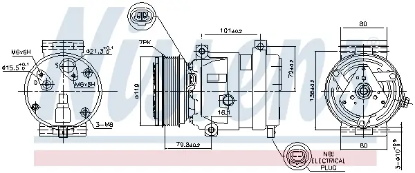 NISSENS 89267 - Kompressor, Klimaanlage - ** FIRST FIT ** Saisonangebot