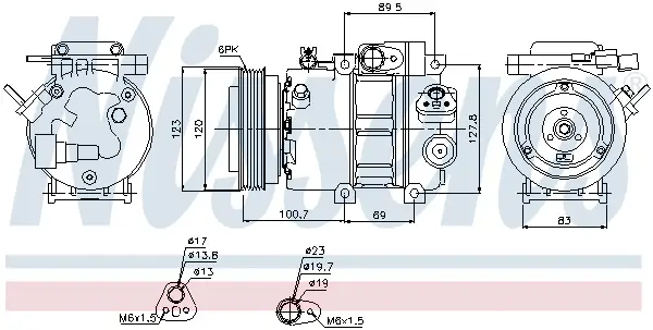 NISSENS 89278 - Kompressor, Klimaanlage - ** FIRST FIT ** Rabatt