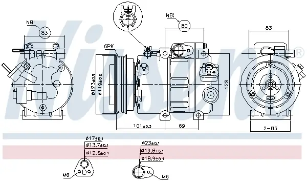 Billig NISSENS 89293 - Kompressor, Klimaanlage - ** FIRST FIT **