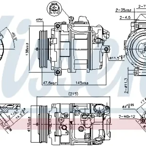 Saisonangebot NISSENS 89359 - Kompressor, Klimaanlage - ** FIRST FIT **