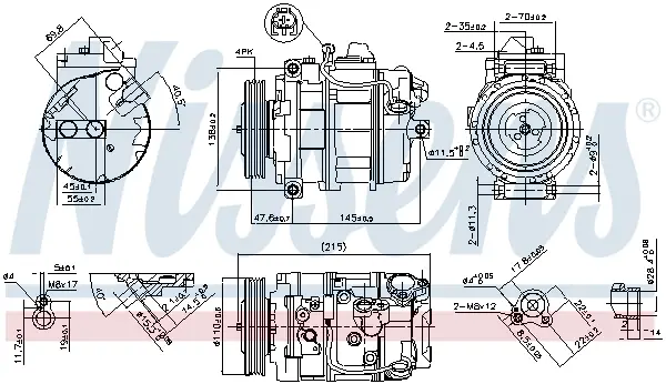 Saisonangebot NISSENS 89359 - Kompressor, Klimaanlage - ** FIRST FIT **