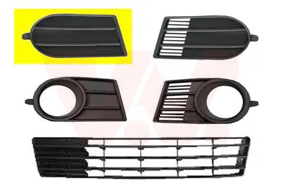 VAN WEZEL 5222592 - Lüftungsgitter, Stoßfänger - ** Equipart ** Schnäppchen