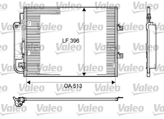 VALEO 814061 - Kondensator, Klimaanlage Ausverkauf