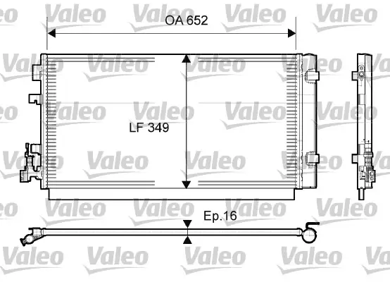 Sonderangebot VALEO 814094 - Kondensator, Klimaanlage