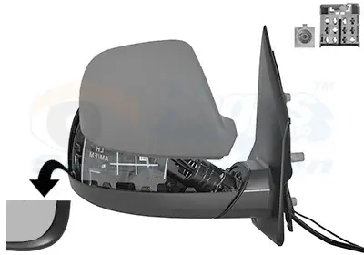 VAN WEZEL 5791808 - Außenspiegel - * HAGUS * Knallerangebot