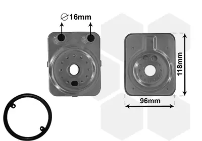 VAN WEZEL 58003093 - Ölkühler, Motoröl - *** IR PLUS *** Must-Have