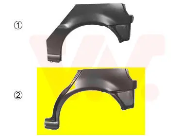 Begrenztes Angebot VAN WEZEL 5824147 - Seitenwand