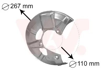 Direktkauf VAN WEZEL 5830372 - Spritzblech, Bremsscheibe