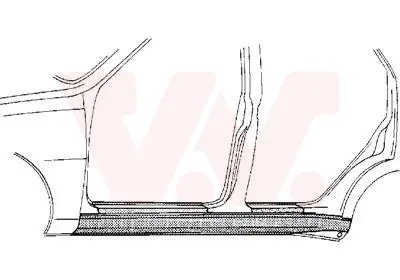 Abverkauf VAN WEZEL 5835103 - Einstiegsblech