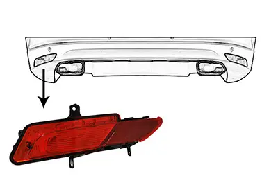 VAN WEZEL 5925929 - Nebelschlussleuchte Mega-Angebot