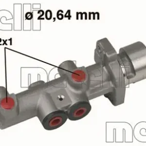 Markenware METELLI 05-0404 - Hauptbremszylinder