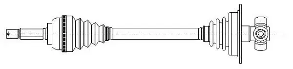 METELLI 17-0342 - Antriebswelle Geprüft