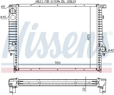 Angebot NISSENS 60759A - Kühler, Motorkühlung