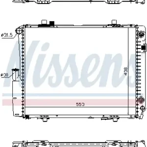 NISSENS 62582A - Kühler, Motorkühlung Super-Preis