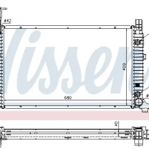 Top-Angebot NISSENS 62686A - Kühler, Motorkühlung - ** FIRST FIT **