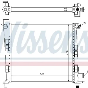 NISSENS 62546 - Kühler, Motorkühlung Finale Aktion