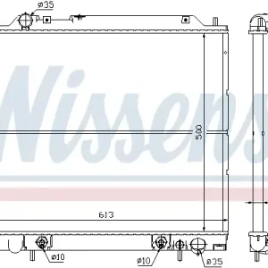 Saisonangebot NISSENS 62855 - Kühler, Motorkühlung