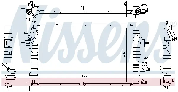 NISSENS 63029A - Kühler, Motorkühlung Ausverkauf