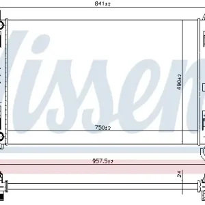 Sichere Zahlung NISSENS 630803 - Kühler, Motorkühlung