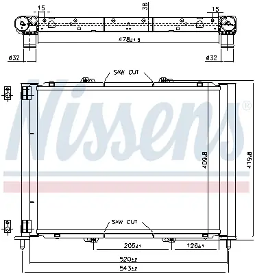 NISSENS 637626 - Kühlmodul Billig