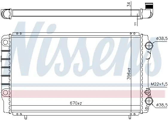NISSENS 63912A - Kühler, Motorkühlung Sofort Bestellen