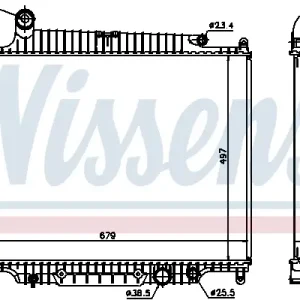 Günstig NISSENS 643222 - Kühler, Motorkühlung