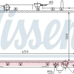 Preisreduziert NISSENS 64837A - Kühler, Motorkühlung - ** FIRST FIT **