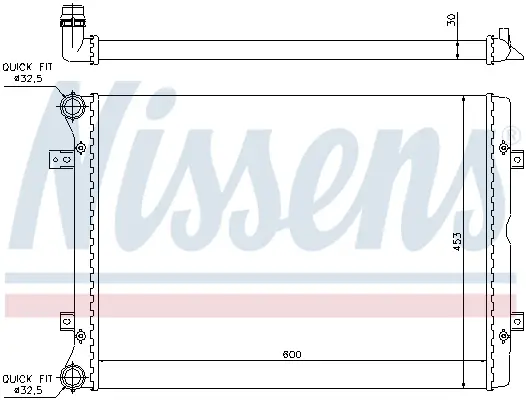 Bestseller NISSENS 65014 - Kühler, Motorkühlung