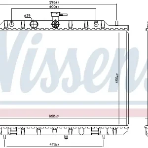 Mega-Angebot NISSENS 67366 - Kühler, Motorkühlung